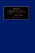 Cover: Research in Governmental and Nonprofit Accounting - JAI Press Inc.