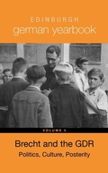 Cover: Edinburgh German Yearbook 5 - Camden House Inc