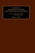 Cover: Advances in Investment Analysis and Portfolio Management: v. 1 - JAI Press Inc.