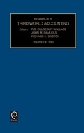 Cover: Research in Third World Accounting - JAI Press Inc.