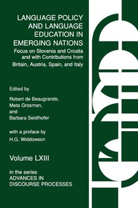 Abbildung von: Language Policy and Language Education in Emerging Nations - Praeger Publishers Inc