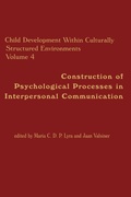 Cover: Child Development Within Culturally Structured Environments, Volume 4 - Praeger Publishers Inc