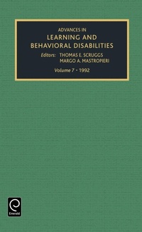 Enlarge image Cover: Advances in Learning and Behavioural Disabilities - JAI Press Inc.