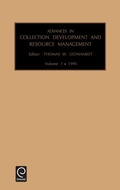 Cover: Advances in Collection development and resource management - JAI Press Inc.
