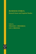 Cover: Business Ethics - JAI Press Inc.