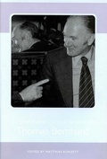 Cover: A Companion to the Works of Thomas Bernhard - De Gruyter