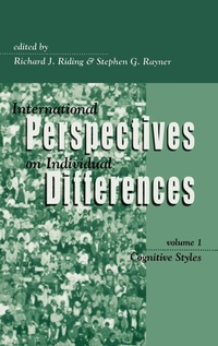Enlarge image Cover: International Perspectives on Individual Differences - Praeger Publishers Inc