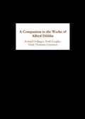 Cover: A Companion to the Works of Alfred D&ouml;blin - De Gruyter