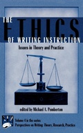 Cover: The Ethics of Writing Instruction - Praeger Publishers Inc