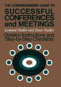 Cover: The Comprehensive Guide to Successful Conferences and Meetings - Jossey-Bass