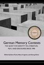 Cover: German Memory Contests - De Gruyter