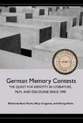 Cover: German Memory Contests - De Gruyter