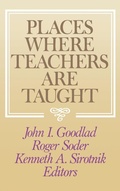 Cover: Places Where Teachers Are Taught - Jossey-Bass
