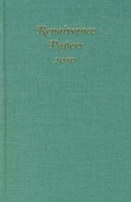 Cover: Renaissance Papers 2010 - De Gruyter