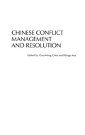 Cover: Chinese Conflict Management and Resolution - Praeger Publishers Inc