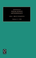 Cover: Advances in Social Science Methodology - JAI Press Inc.