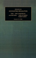 Cover: Research in Accounting Regulation: v. 8 - JAI Press Inc.