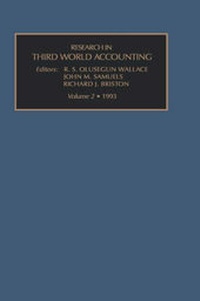 Enlarge image Cover: Research in Third World Accounting: v. 2 - JAI Press Inc.