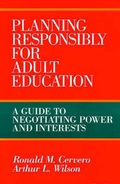 Cover: Planning Responsibly for Adult Education - Jossey-Bass