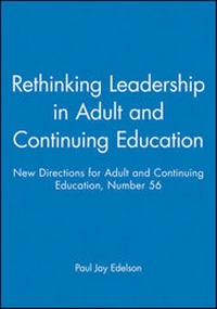 Enlarge image Cover: Rethinking Leadership in Adult and Continuing Education - Jossey-Bass