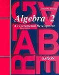 Cover: Algebra 2: Solutions Manual - Saxon Publishers