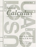 Cover: Saxon Calculus with Trigonometry and Analytic Geometry Answer Key - Saxon Publishers