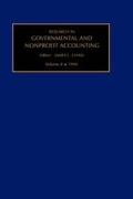 Cover: Research in Governmental and Nonprofit Accounting: V. 8 - JAI Press Inc.