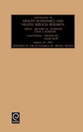 Cover: Research in the Economics of Mental Health - JAI Press Inc.