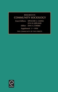 Enlarge image Cover: Community of the Streets - JAI Press Inc.