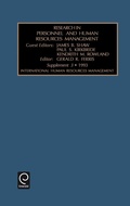 Cover: International Human Resources Management - JAI Press Inc.