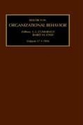 Cover: Research in Organizational Behavior: Volume 17 - JAI Press Inc.