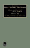 Cover: Advances in Motivation and Achievement - JAI Press Inc.