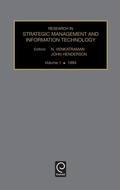 Cover: Research in Strategic Management and Information Technology - JAI Press Inc.