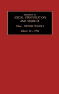 Cover: Research in Social Stratification and Mobility: Volume 14 - JAI Press Inc.