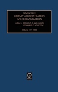 Cover: Advances in Library Administration and Organization - JAI Press Inc.