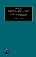 Cover: Advances in Financial Economics - JAI Press Inc.
