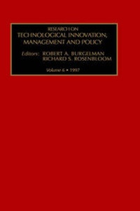 Enlarge image Cover: Research on Technological Innovation, Management and Policy: Volume 6 - JAI Press Inc.