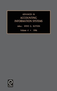 Abbildung von: Advances in Accounting Information Systems - JAI Press Inc.