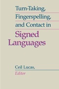 Cover: Turn-taking, Fingerspelling and Contact in Signed Languages - Gallaudet University Press,U.S.