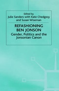 Cover: Refashioning Ben Jonson - Palgrave MacMillan