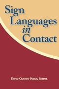 Cover: Sign Languages in Contact - Gallaudet University Press,U.S.
