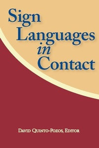 Enlarge image Cover: Sign Languages in Contact - Gallaudet University Press,U.S.