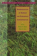 Cover: Bioremediation of Surface and Subsurface Contaminants - New York Academy of Sciences