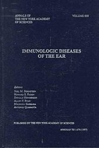 Enlarge image Cover: Immunologic Diseases of the Ear - New York Academy of Sciences