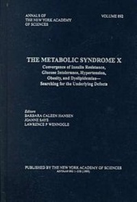 Enlarge image Cover: The Metabolic Syndrome X - New York Academy of Sciences