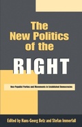 Cover: The New Politics of the Right - Palgrave MacMillan
