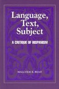 Cover: Language, Text, Subject - Purdue University Press
