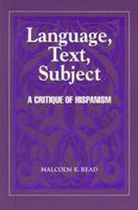 Enlarge image Cover: Language, Text, Subject - Purdue University Press