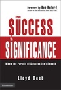 Cover: From Success to Significance - Zondervan