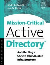 Enlarge image Cover: Mission-Critical Active Directory - Digital Press